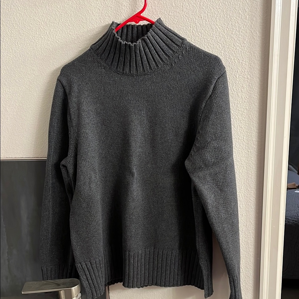 J. Crew Charcoal Turtleneck Sweater